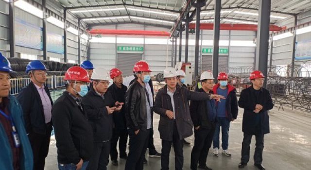 省交通廳安全生產(chǎn)專項督導(dǎo)組到濟南繞城高速二環(huán)線西環(huán)項目進行專項督導(dǎo)
