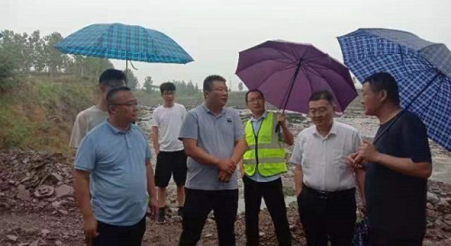 臨沂市質(zhì)監(jiān)站對蘭陵縣農(nóng)村公路進行2021年上半年綜合檢查
