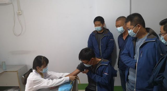 關(guān)注健康，五公司工會(huì)組織進(jìn)行健康體檢