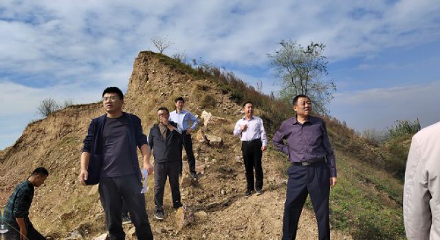 蘭陵縣交通局對農(nóng)村公路項目進行督導檢查