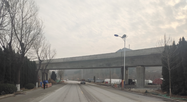 S229沂邳線沂源互通立交匝道橋完成施工恢復(fù)張臺(tái)線交通