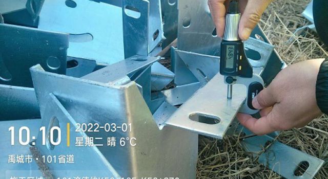 德州市S101濟徳線公鐵并行路段交安設施提升工程總監(jiān)辦工地試驗室對交安設施原材料進行檢測