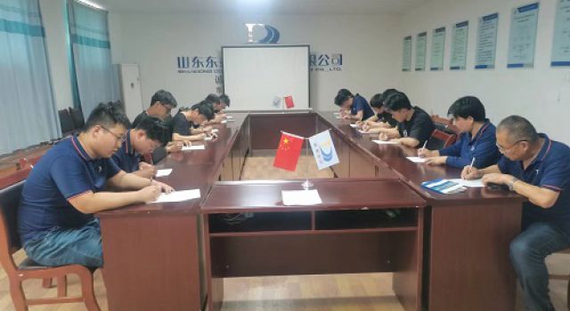 張臺(tái)線總監(jiān)辦組織企業(yè)文化、業(yè)務(wù)知識(shí)考核