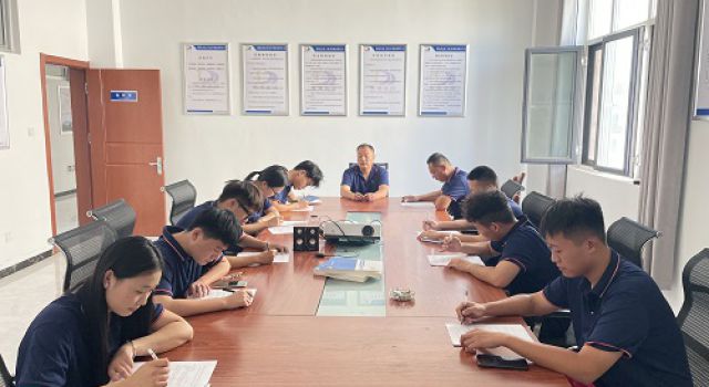 沂南縣交通工程總監(jiān)處組織員工進行業(yè)務(wù)考核