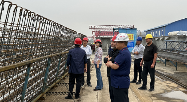 河南省交通建設技術中心對安羅高速開展過節(jié)期間安全生產(chǎn)檢查